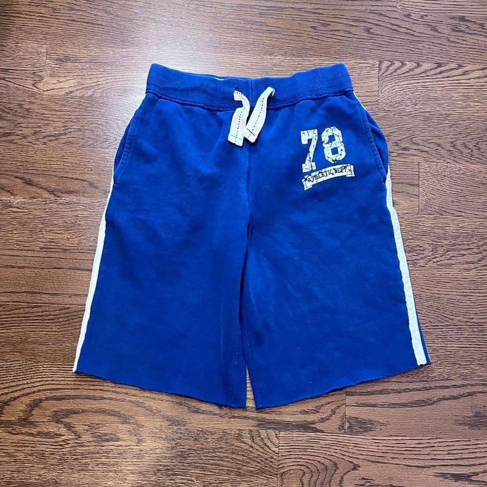 🍟y2k‎ KIDS girls navy blue graphic shorts medium